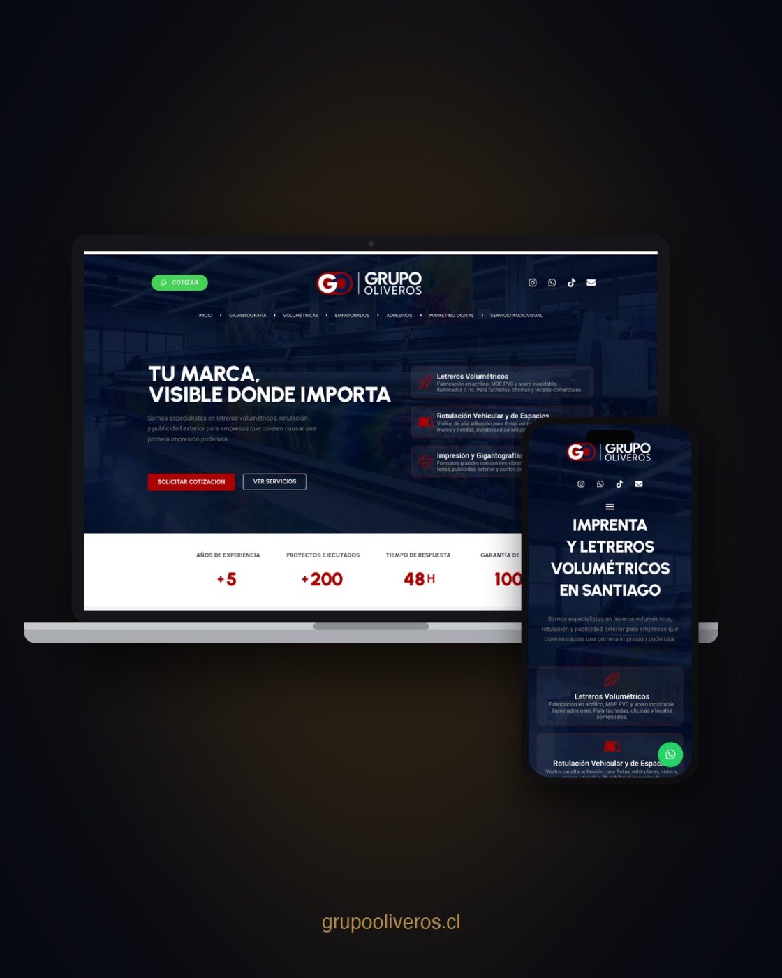 Sitio Web Grupo Oliveros